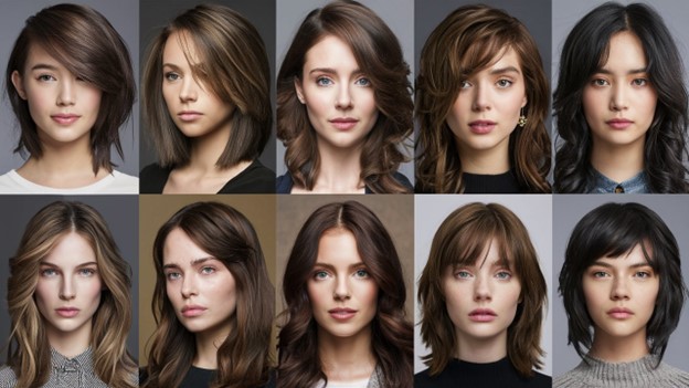 Front-Layered Haircuts for Long Hair