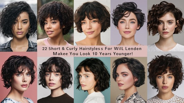 Short & Curly Hairstyles For Older Women