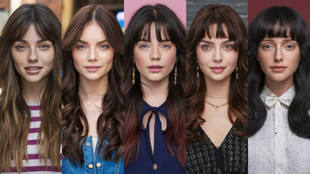 curtain bangs hairstyles